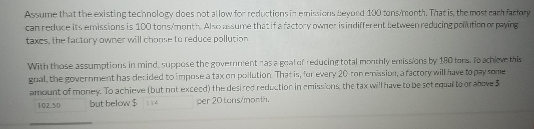 There Are Two Factories In A Small Town Both Of Them Emit Carbon Dioxide Into The Air Their Current Monthly Emissions 2
