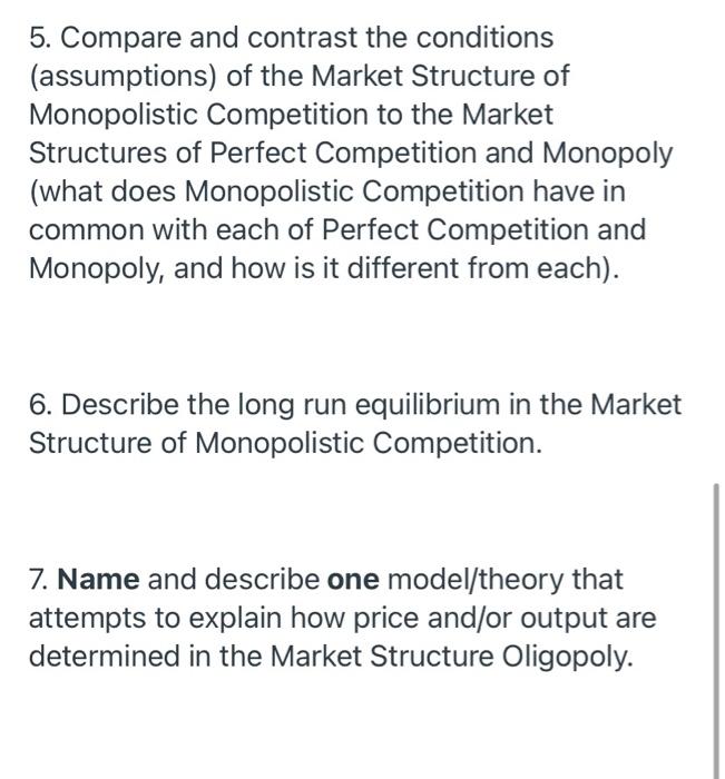 2 Given The Following Information What Quantity Is Profit Maximizing For A Monopolist Explain Your Answer 3 Please 4