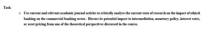 Task O Use Current And Relevant Academic Journal Articles To Critically Analyse The Current State Of Research On The Imp 1
