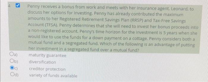 Penny Receives A Bonus From Work And Meets With Her Insurance Agent Leonard To Discuss Her Options For Investing Penn 1