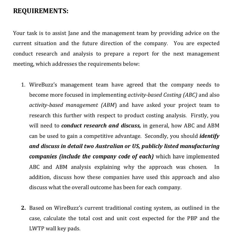Case Details Wirebuzz Ltd Has Been Operating In The Competitive Electronics Industry For Over Twenty Years The Company 6