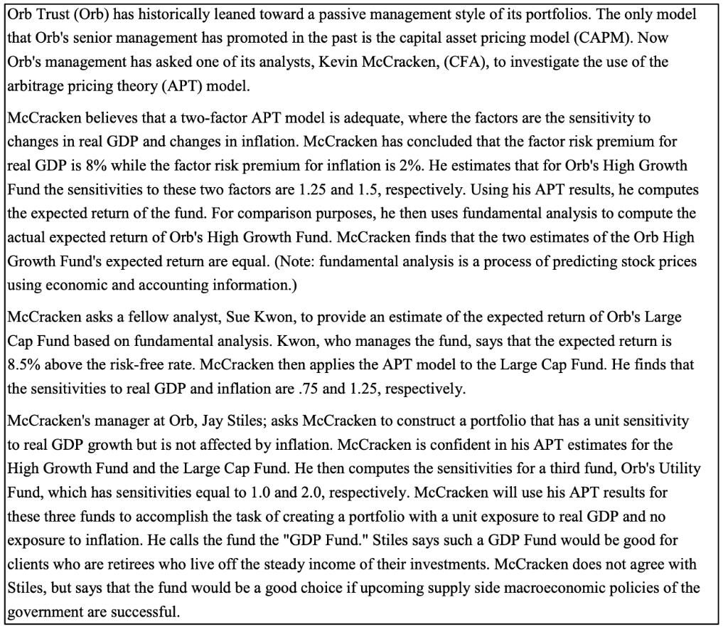 Orb Trust Orb Has Historically Leaned Toward A Passive Management Style Of Its Portfolios The Only Model That Orb S S 1