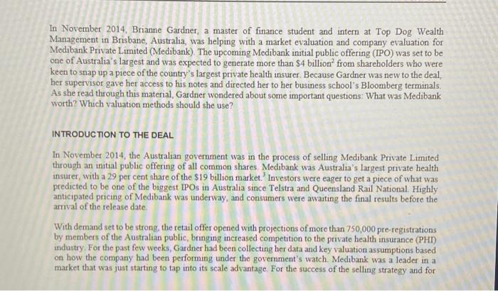 What Is An Initial Public Offering Ipo And Why Does Ipo Attract So Much Attention Is It Appropriate For Medibank To P 2