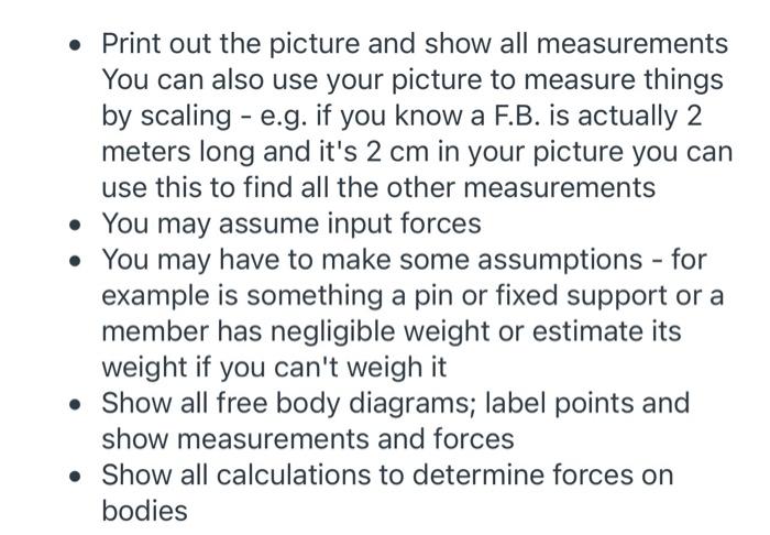 Print Out The Picture And Show All Measurements You Can Also Use Your Picture To Measure Things By Scaling E G If 1