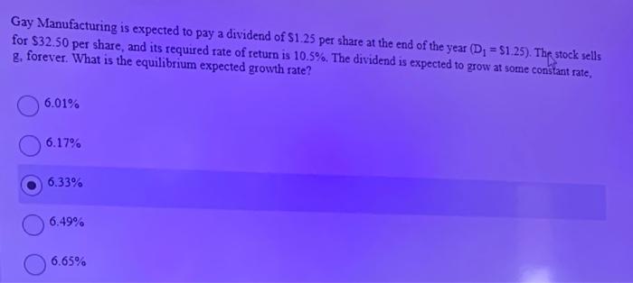 Suppose You Hold A Portfolio Consisting Of A 10 000 Investment In Each Of 8 Different Common Stocks The Portfolio S Be 2