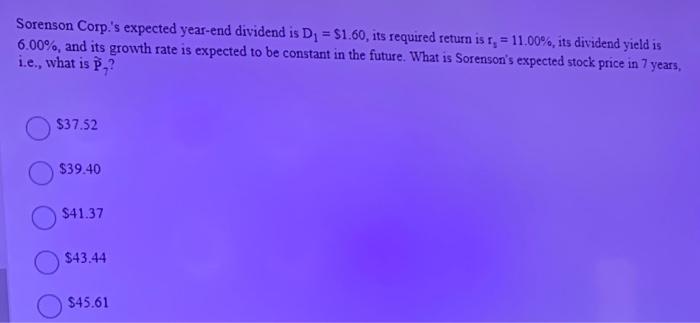 Suppose You Hold A Portfolio Consisting Of A 10 000 Investment In Each Of 8 Different Common Stocks The Portfolio S Be 3