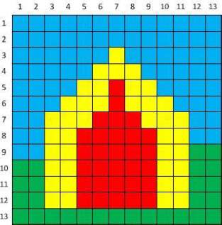 Logic Task Use The Grid Below To Work Out How You Would Logically Check The Colour Of Each Square In The Grid Then Chan 1