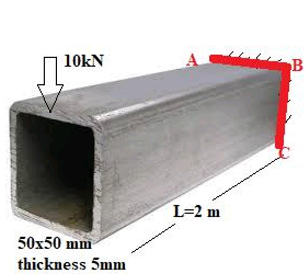 10kn B L 2 M 50x50 Mm Thickness 5mm 1