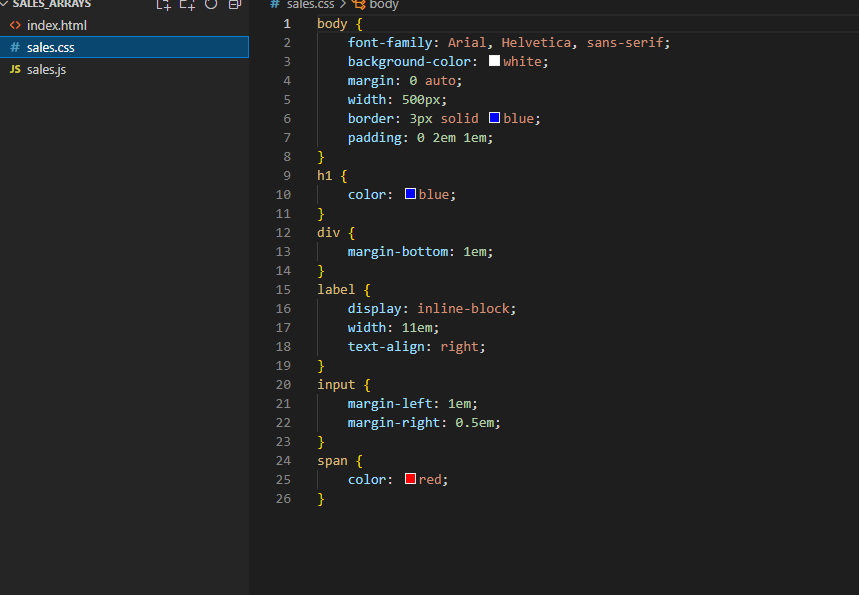 Javascript Sales Array Sales Information Is Always Vital To A Business This Could Be The Start Of Some Very Expensive 3