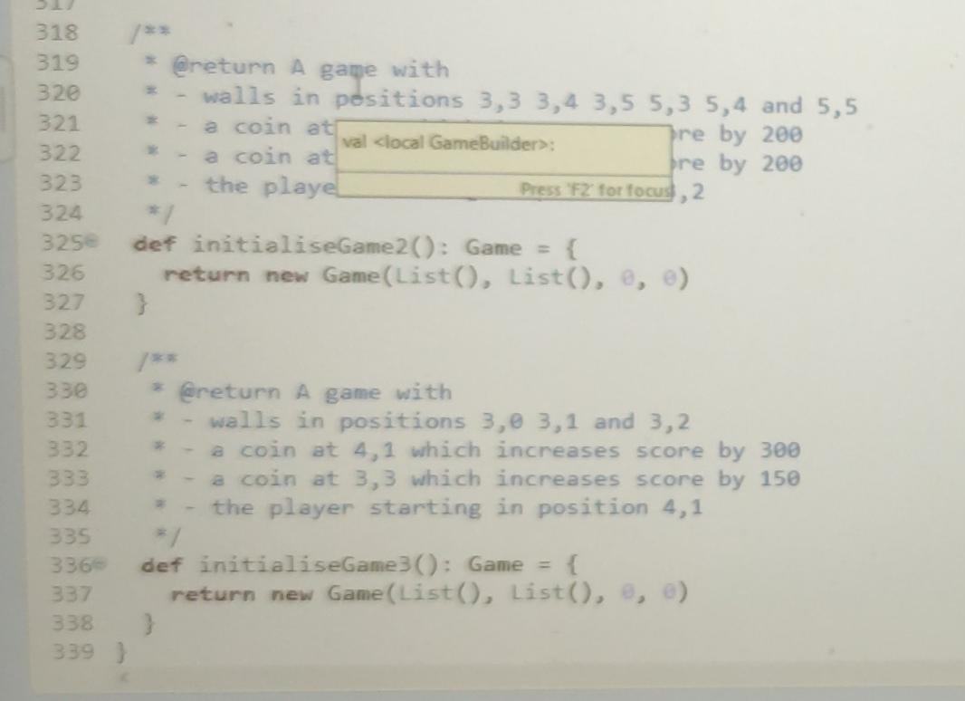 You Have Been Given A Class Game Which Consists Of A Field Of Size 10x10 I Have Been Trying To Start This As Practice 11