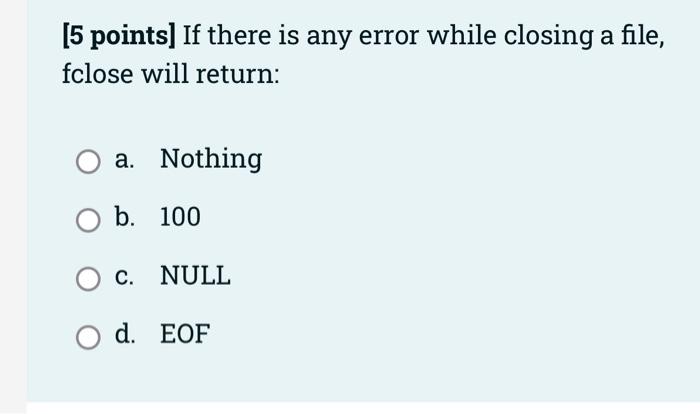 5 Points Consider The Following Code Include Stdio H Int Main Char Str 25 Scanf S Str Printf S S 3