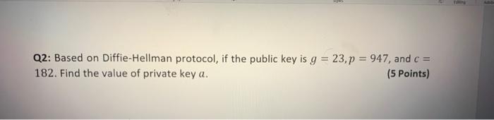 Font Purg Q1 Based On Kerberos Protocol If B Is A Trusted Third Party And A Wants To Communicate With S Correct Any P 3