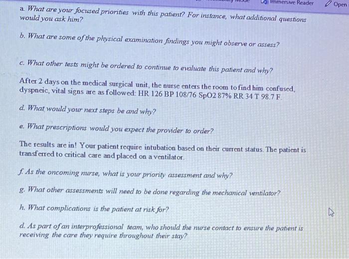 In The Ed A 60 Year Old Man Tells The Triage Nurse That He Has Limited Insurance And Does Not Have A Primary Provider Be 2