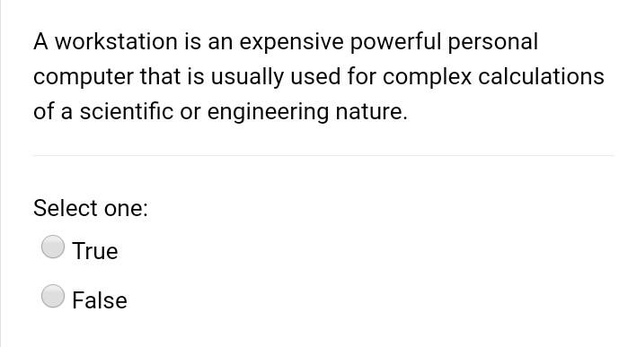 The Main Circuit Board In The Computer Is Referred To As A Motherboard Select One True False Programming Does Not Co 9
