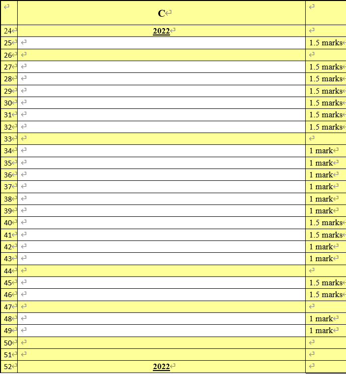 Answer The E G C8 B2 Refer To Table 1 Write The Excel Formula For Each Cell Marked With In Column C Such T 4