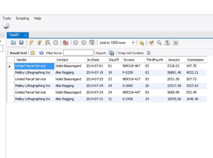 Use The Ap Database Vendor Name From The Vendor Table Vendor Contact First Name And Vendor Contact Last Name From The Ve 2