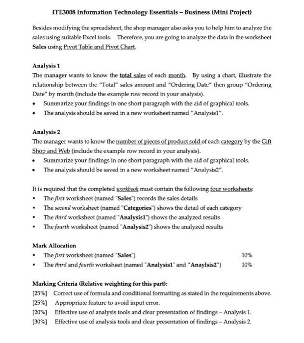 Part 2 Microsoft Excel 2016 Or Office 365 Excel 20 Of Total Module Marks Background To The Problems Hong Kong Scienc 3