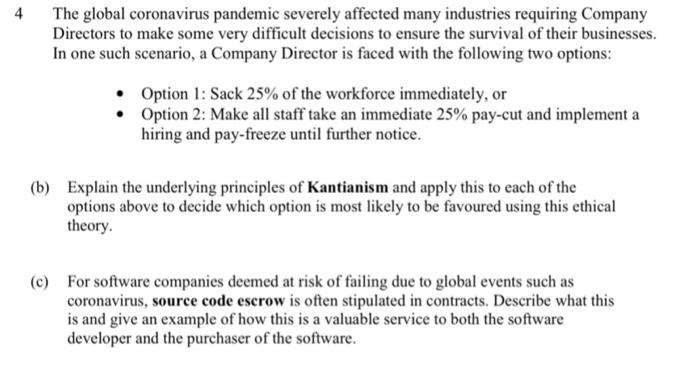 4 The Global Coronavirus Pandemic Severely Affected Many Industries Requiring Company Directors To Make Some Very Diffic 1