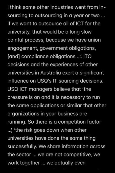 What Are The Four 4 Most Critical Factors That Have Contributed To The Successful To Initiative At Usq 5