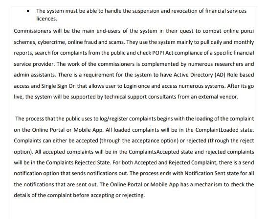 Case Study All Questions In This Assignment Relate To The Following Case Study The Financial Sector Conduct Authority 3