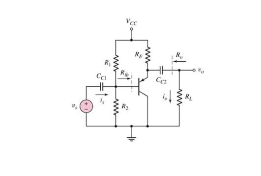 3 Vcc 5 V Rl 4 K2 Re 3 K2 R1 60 K2 And R2 40 Ks Find The Point Draw Ac And De Load Line Vcc Re W R Ww 2