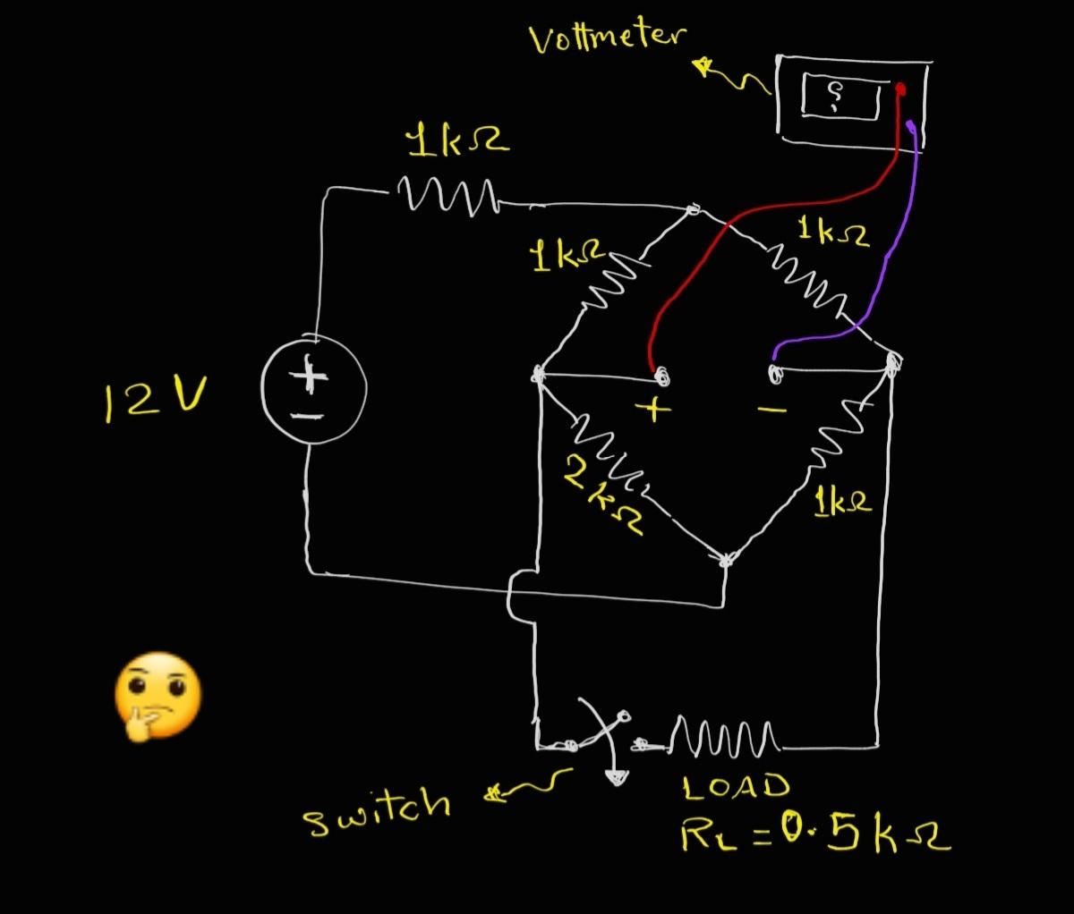 If You Close The Switch In The Following Circuit What Will Be The Value Of The Voltage Measured By The Voltmeter 1