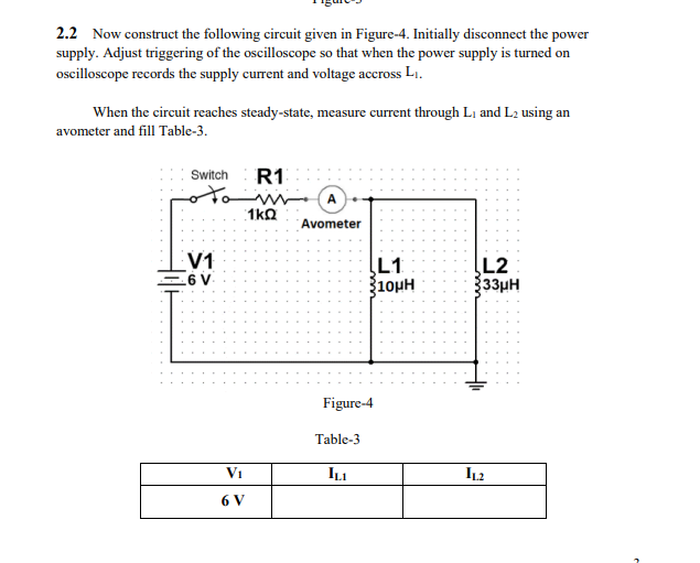 2 2 Now Construct The Following Circuit Given In Figure 4 Initially Disconnect The Power Supply Adjust Triggering Of T 1