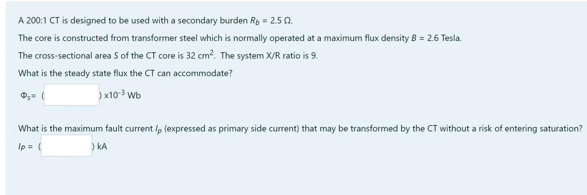 A 200 1 Ct Is Designed To Be Used With A Secondary Burden Rb 2 5 12 The Core Is Constructed From Transformer Steel Wh 1