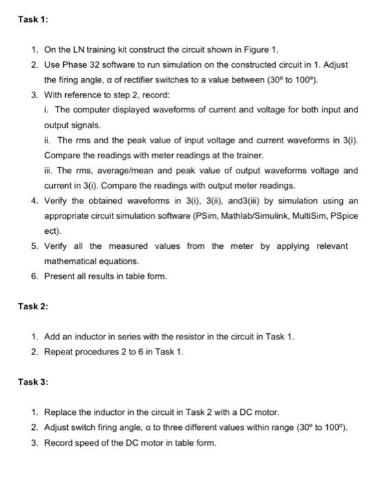 Investigate Full Wave Single Phase Controlled Rectifier Objectives To Investigate The Operational Of Full Wave Single 2