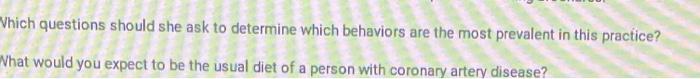 Can Collect Data And Then Create Patient Teaching Brochures Ch Questions Should She Ask To Determine Which Behaviors Ar 2