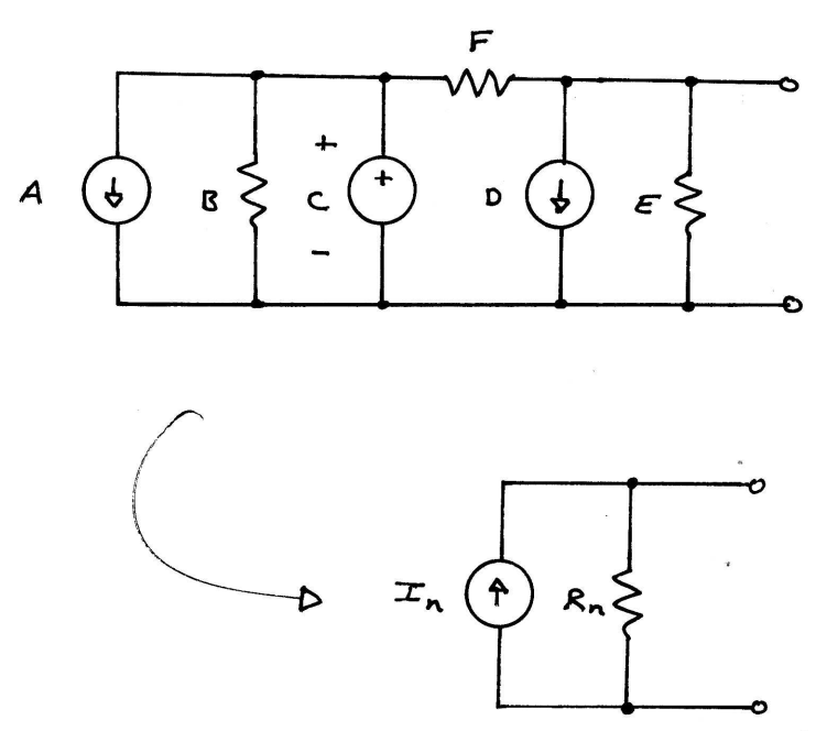 Consider The Norton Equivalents Of Circuits A B Determine In In Amperes And Rn In Ohms Solve Symbolically 1