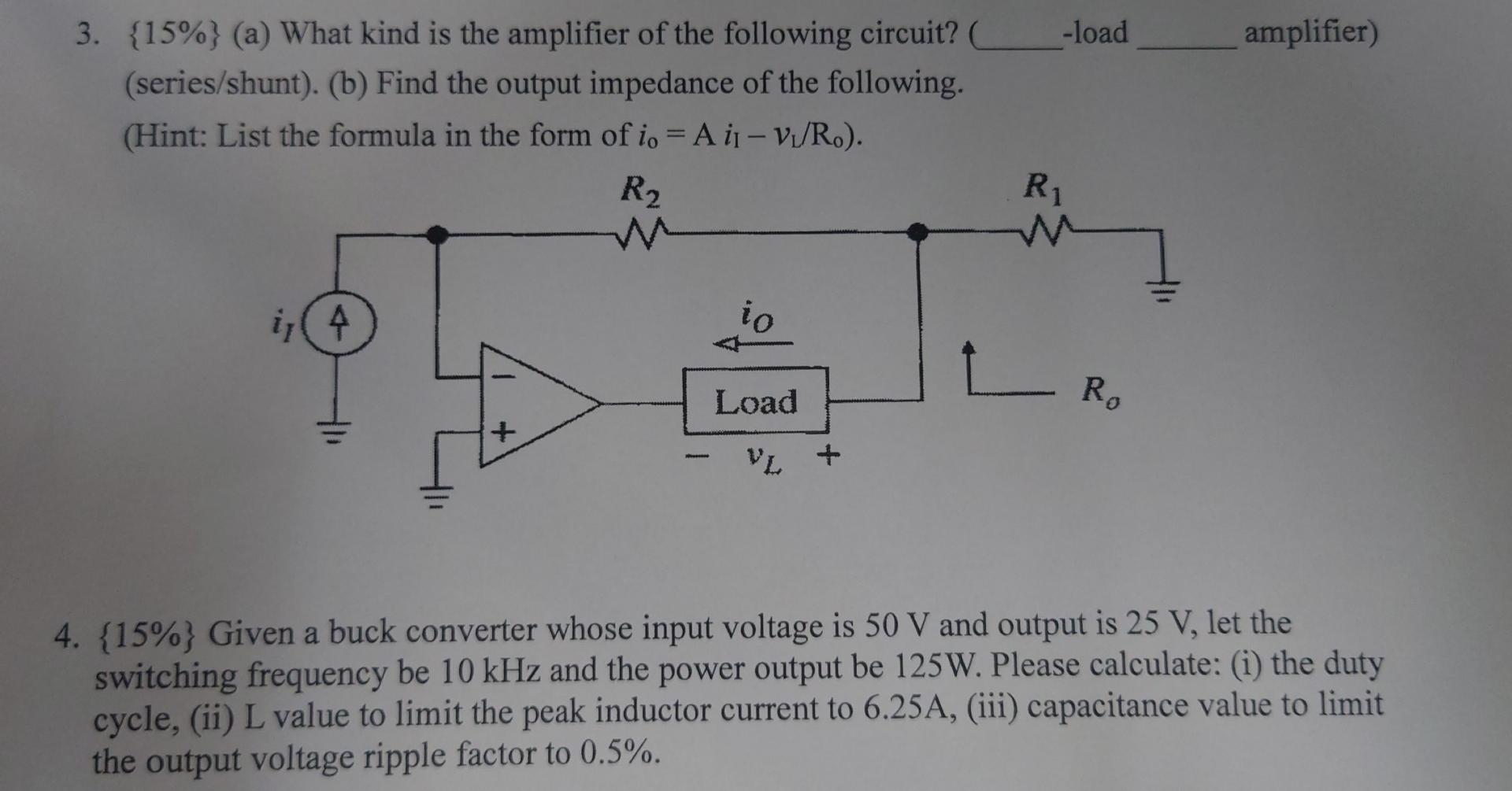 1 10 A Use Op To Design Function Y T Acos Wit Given X T A Cos Wit Is The Input Signal B Design A Rms 2