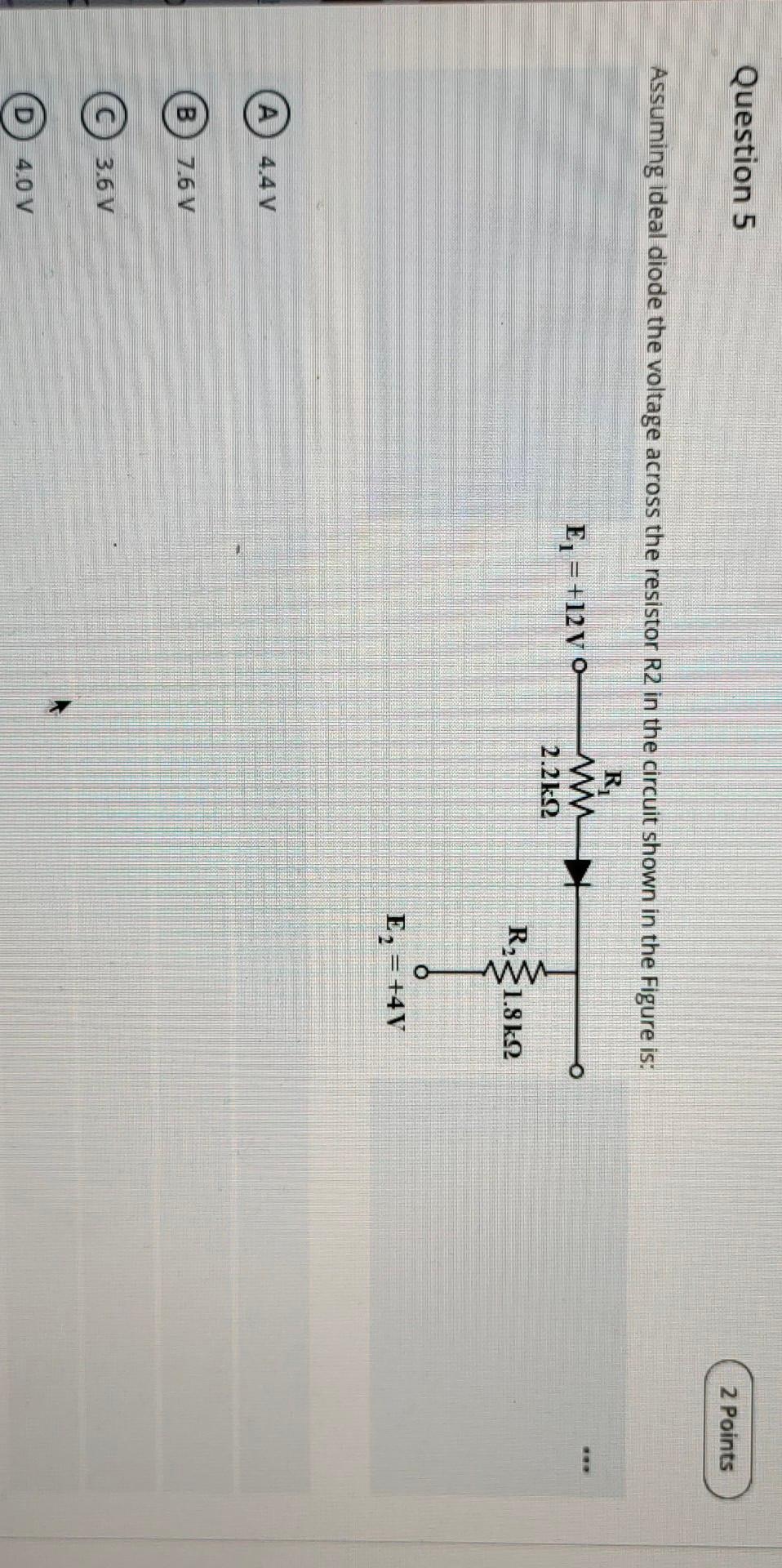 Question 4 2 Points For The Bridge Rectifier Circuit Shown In The Figure Assuming Practical Diodes The Peak Value Of T 2