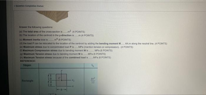 10 Points Question 1 Refer To The Following Figure Unit Length In In Mand Force Is In Kn L1 0 315 L2 0 525 L3 0 3 3